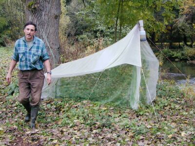 Malaisefalle in Philippsheim an der Kyll. Foto: P. J. Neu Malaisefalle in Philippsheim an der Kyll. Foto: P. J. Neu